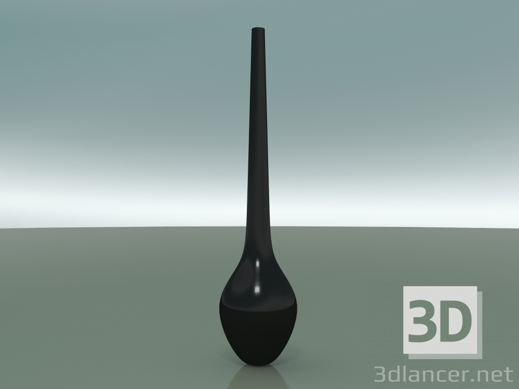 Modelo 3d Vaso Milano (preto) - preview