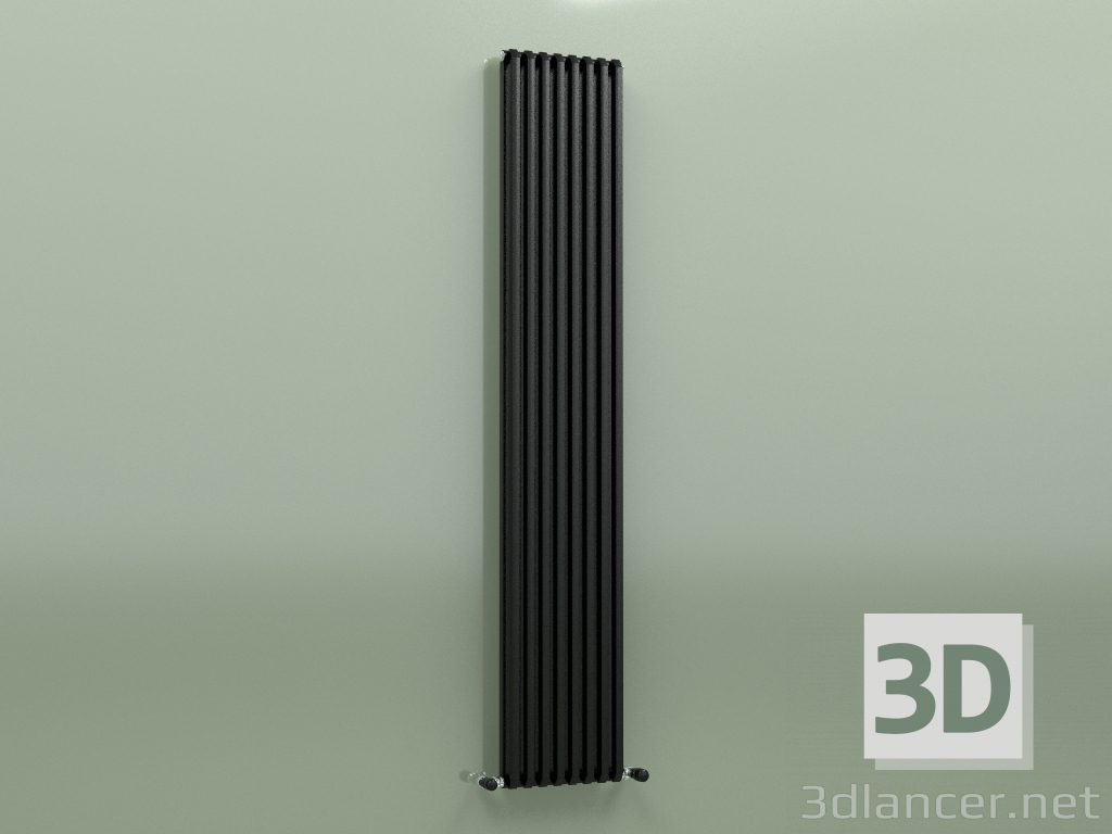 Modelo 3d Radiador SAX 2 (H 1800 8 EL, Preto - RAL 9005) - preview