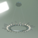 3d model Pendant chandelier Sole 557 (chrome) - preview