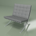 3d model Armchair Barcelona 2 (dark grey) - preview