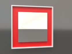 Miroir ZL 18 (400x400, blanc, orange lumineux)