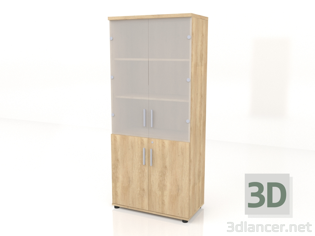 modèle 3D Vitrine Quando Q54W (801x432x1833) - preview