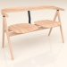 3d model Bench Ava (light) - preview