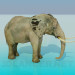 3d model Elefante - vista previa