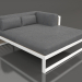 3D Modell XL-Modulsofa, Teil 2 rechts (Weiß) - Vorschau