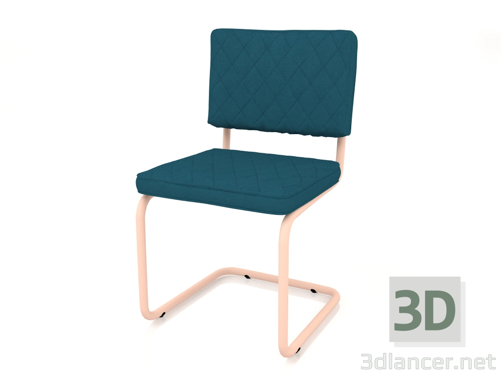 modello 3D Sedia Diamond (Verde Smeraldo) - anteprima