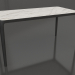 modello 3D Tavolo Casauri in gres porcellanato 1500x800 mm (Rovere nero, opzione 1) - anteprima