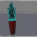 3d model Indoor flower - preview