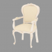 3d model Dining chair with armrests (light) BN8810 - preview