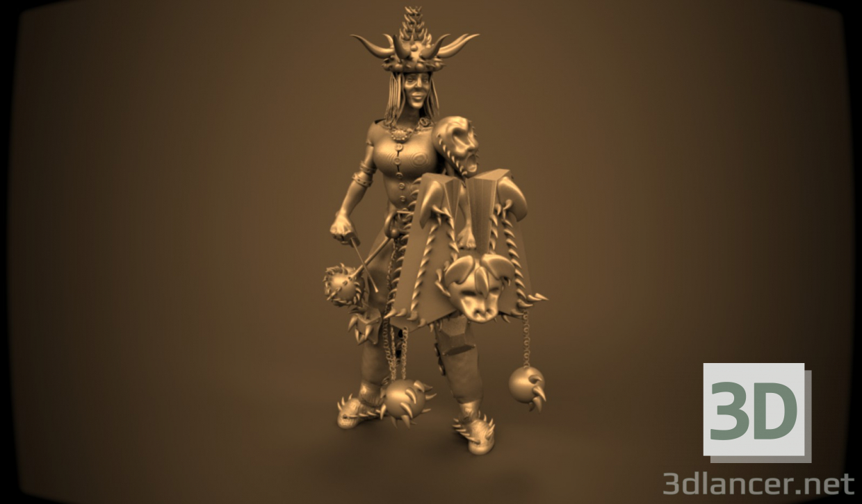 3d model Queen - preview