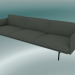 3d model Sofa 3.5-seater Outline (Fiord 961, Black) - preview