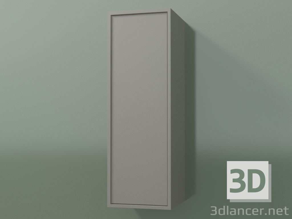 3d model Wall cabinet with 1 door (8BUABCD01, 8BUABCS01, Clay C37, L 24, P 24, H 72 cm) - preview