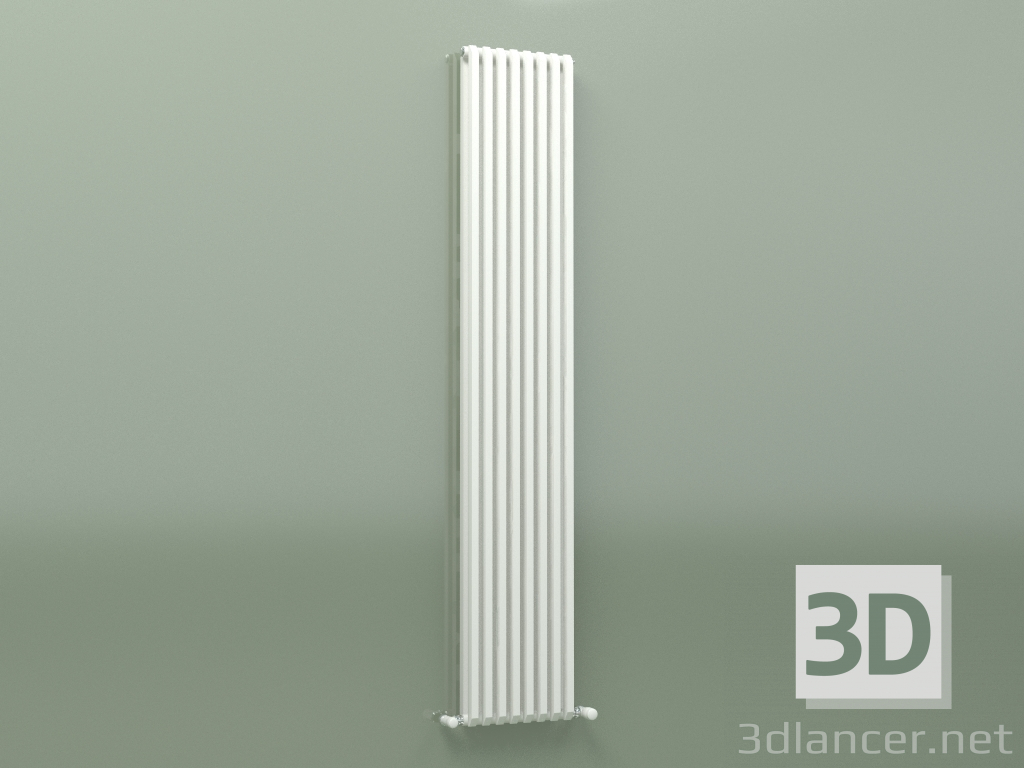 3d model Radiador SAX 2 (H 1800 8 EL, blanco estándar) - vista previa