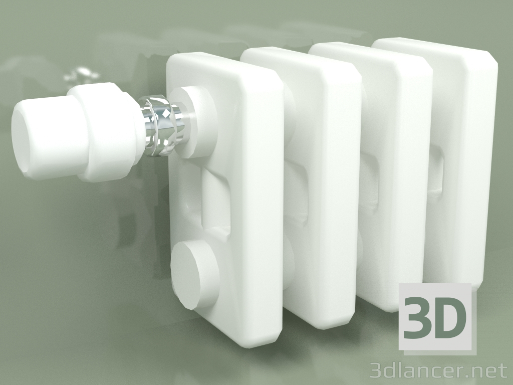 3d model Radiator Delta Laserline (DL3, H 155 mm, RAL - 9016) - preview