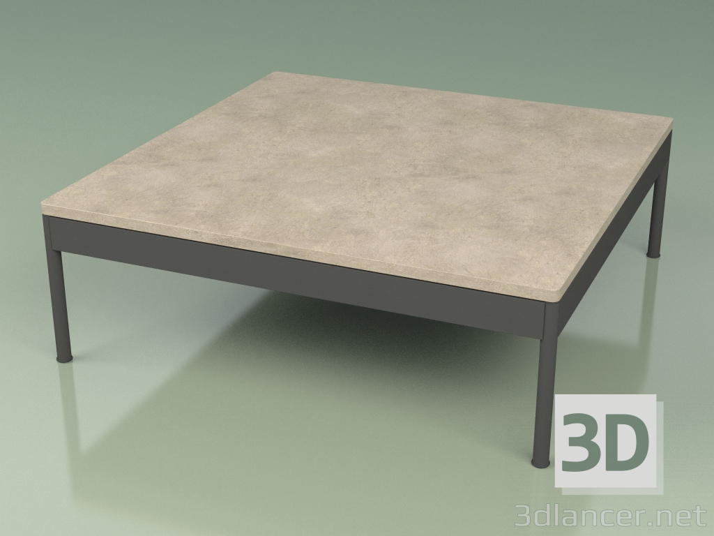 3D Modell Couchtisch 351 (Metal Smoke, Farsena Stone) - Vorschau