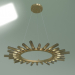 Modelo 3d Lustre pendente Sola 557 (ouro) - preview