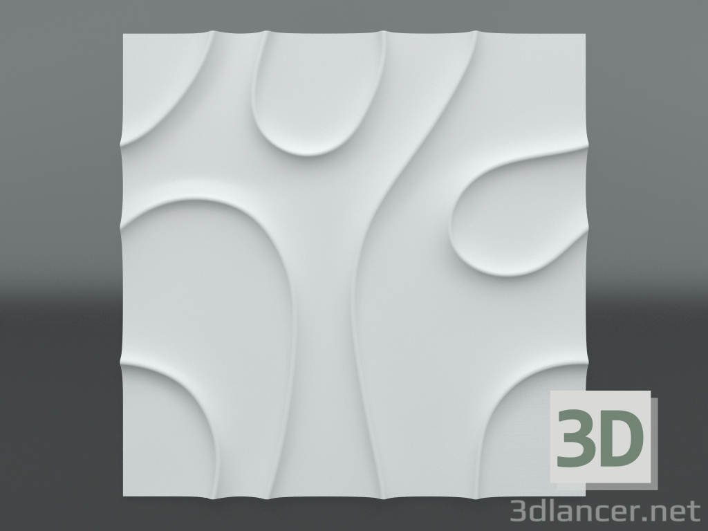 Modelo 3d Painel 3d de gesso Z-314 - preview