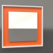 3d model Mirror ZL 18 (400x400, white, luminous bright orange) - preview