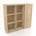 3d model Semi bookcase Quando Q315 (1400x432x1280) - preview