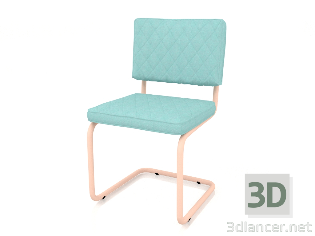 modèle 3D Chaise Diamond (Vert Menthe) - preview