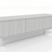 modello 3D Mobile TV 1500 mm (bianco RAL 9010) - anteprima