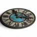 3d Wall clock Loft Style 80 model buy - render