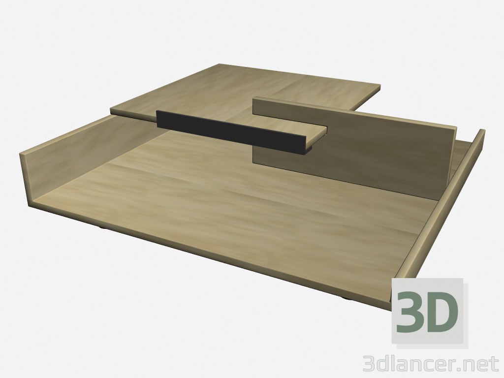 3D Modell Couchtisch-Park 1 - Vorschau