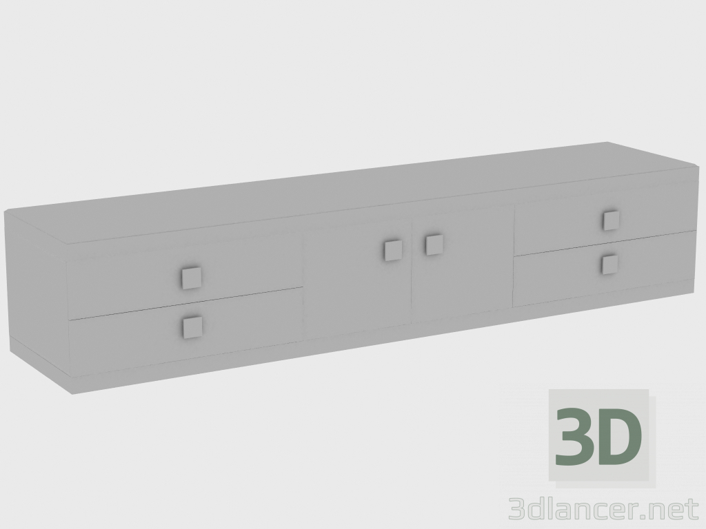 Modelo 3d Gabinete ASPEN ARMÁRIO MOLDE (270x60xH52) - preview