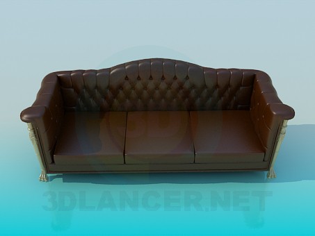 3d model Strict sofa - preview