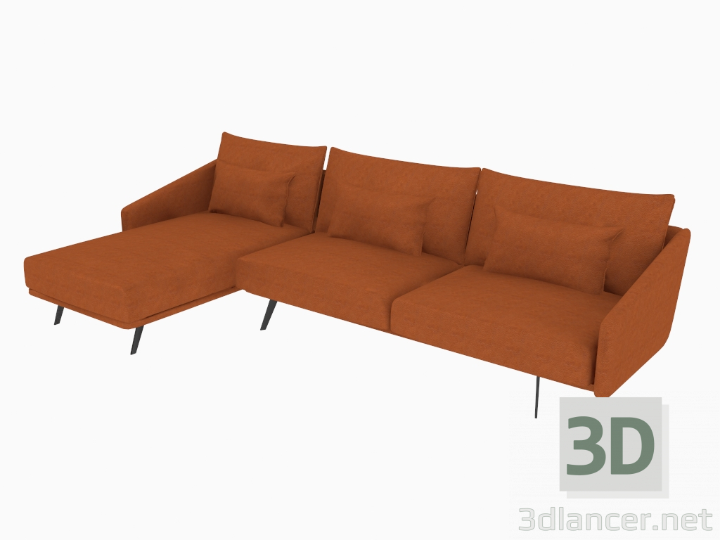 3d model Sofá (HSID HC) - vista previa