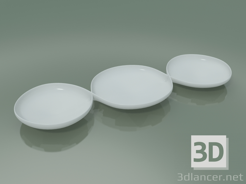 3d model Tazón Salsiera (Blanco) - vista previa