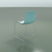 3d model Silla 0287 (sobre rieles con reposabrazos, polipropileno bicolor) - vista previa