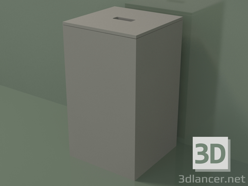 3d model Laundry basket (90U08001, Clay C37, L 30, P 30, H 51 cm) - preview