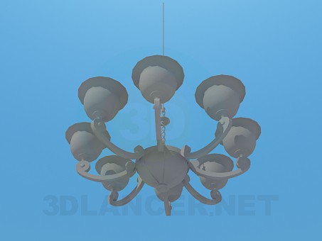 modèle 3D Сhandelier - preview