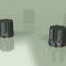 3d model Set of 2 on-site mixing shut-off valves Ø 43 mm (17 52 V, ON) - preview