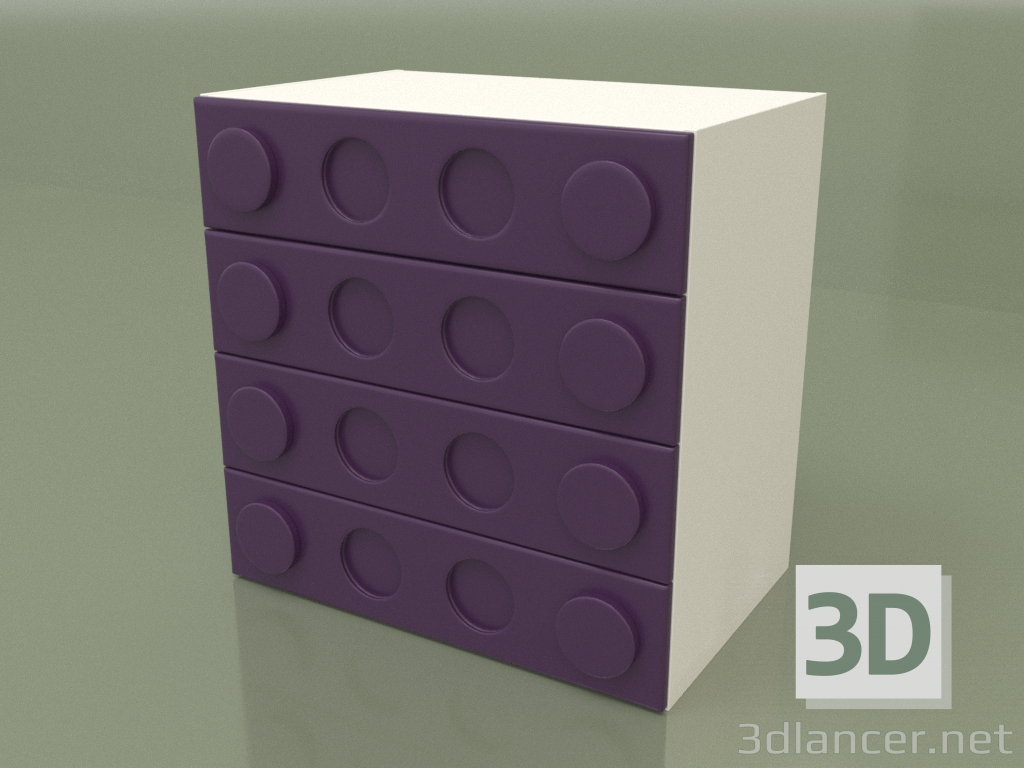 3d model Cajonera (Ametist) - vista previa