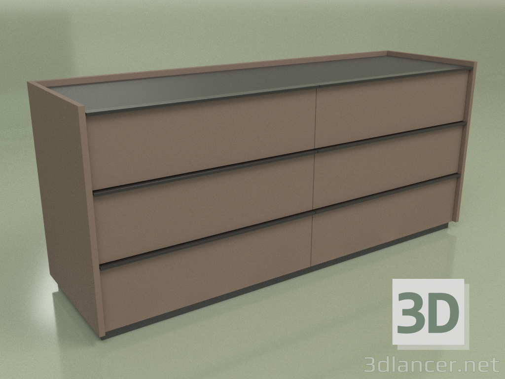 3d model Cajonera Verona 6 (4) - vista previa