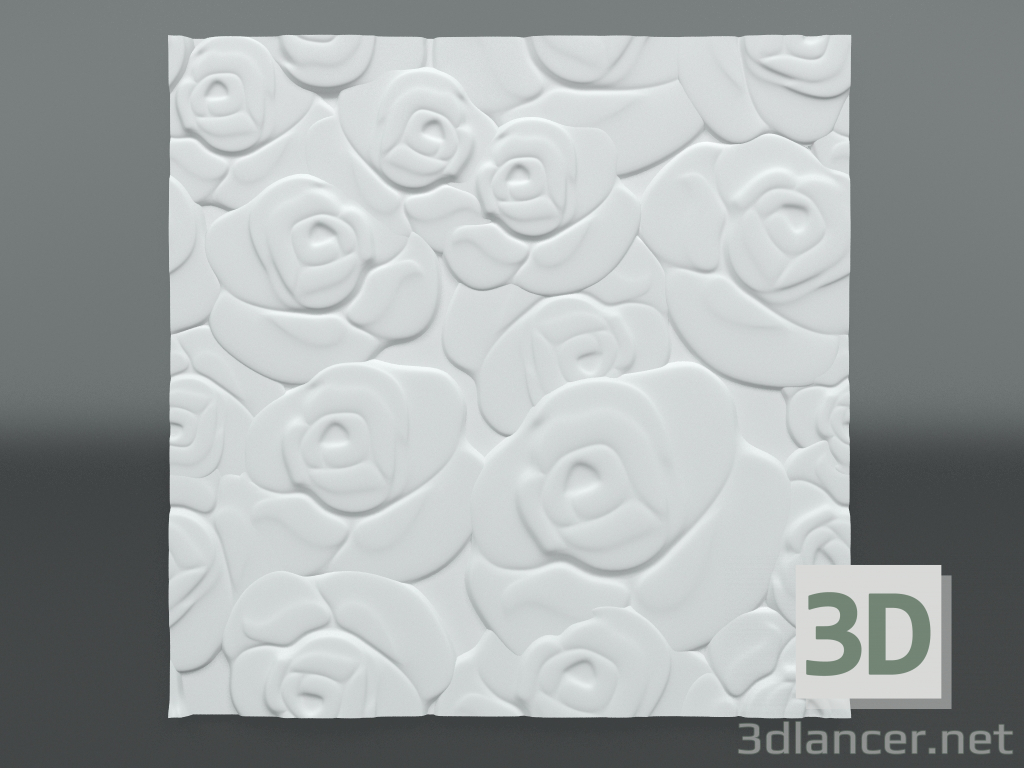 modello 3D Pannello 3d in gesso Z-315 - anteprima