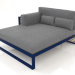 3D Modell XL-Modulsofa, Abschnitt 2 links, hohe Rückenlehne (Nachtblau) - Vorschau