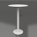 modèle 3D Table de bar sur pied colonne Ø70 (Gris) - preview