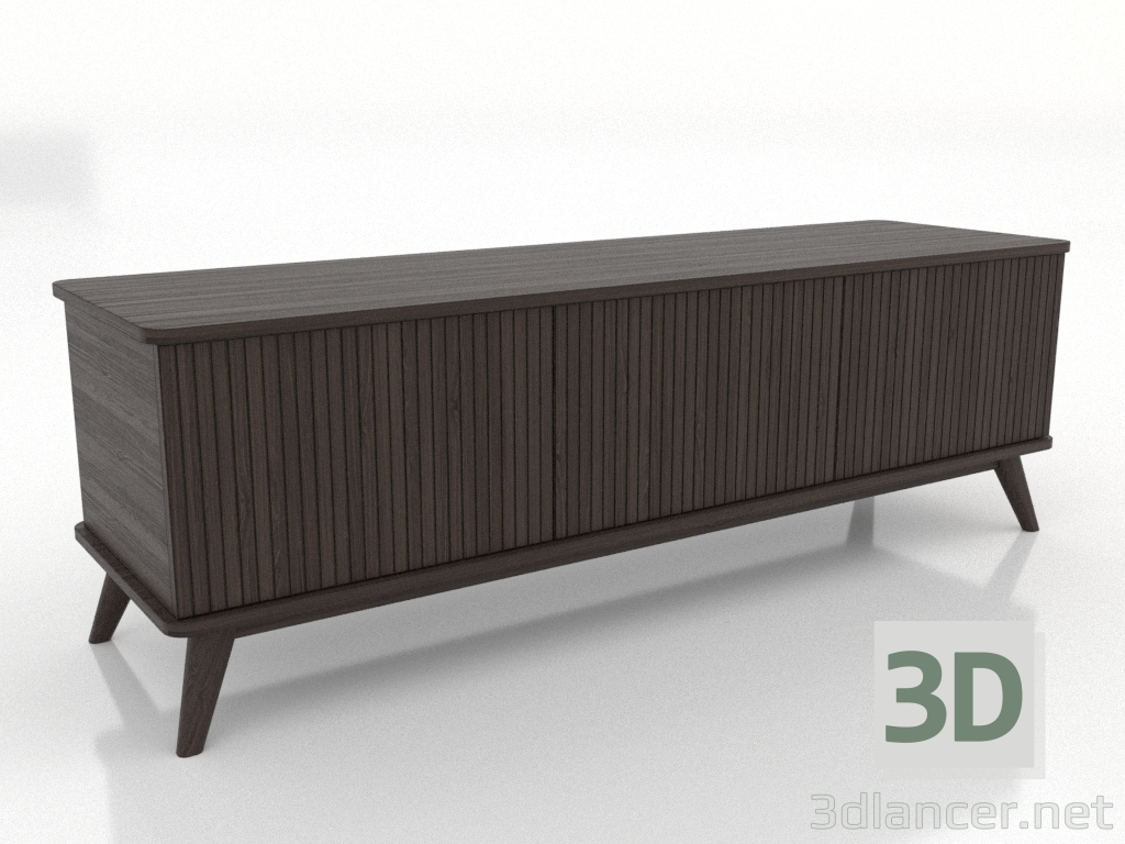 3d model Mueble de TV 1500 mm (nogal fresno) - vista previa 3d model Mueble de TV 1500 mm (nogal fresno) - vista previa