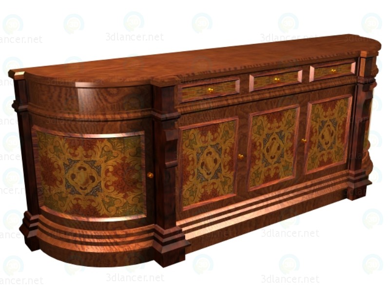 3D Modell Sideboard - Vorschau