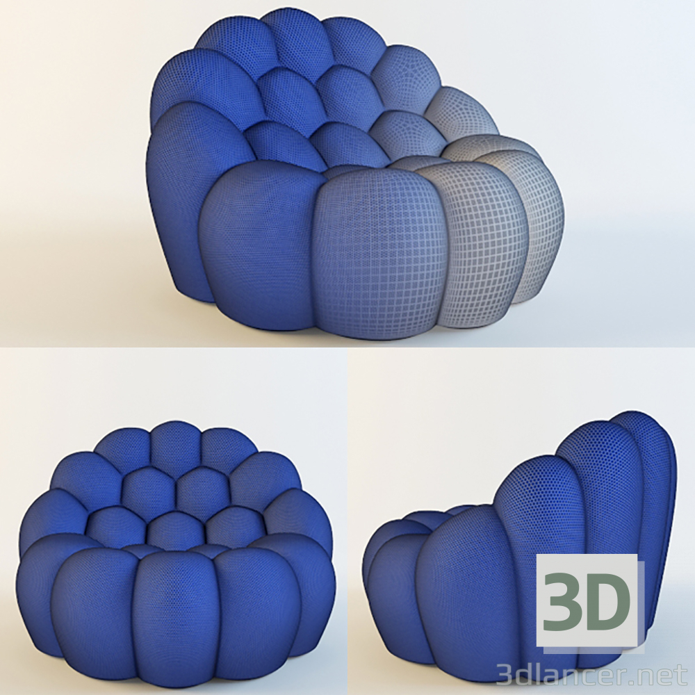 3d model BUBBLE ARMCHAIR_ROCHEBOBOIS - preview