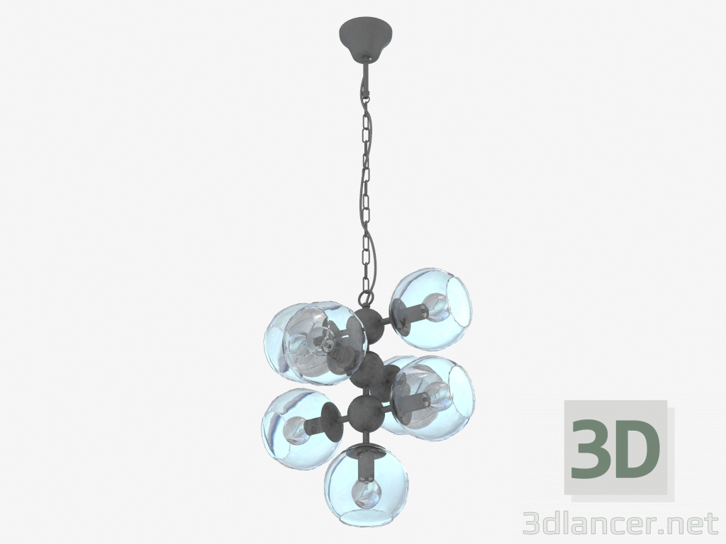 Modelo 3d lâmpada pendente (S111009 7) - preview