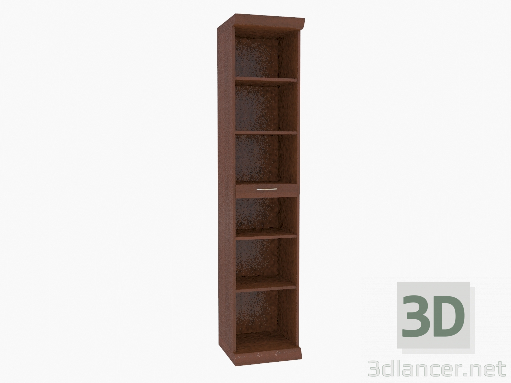 3d model Estantería con cajón (261-36) - vista previa