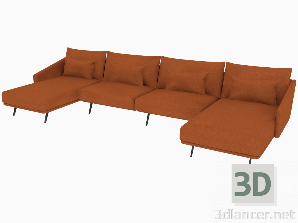 3d model Sofá (HMID HC HC) - vista previa