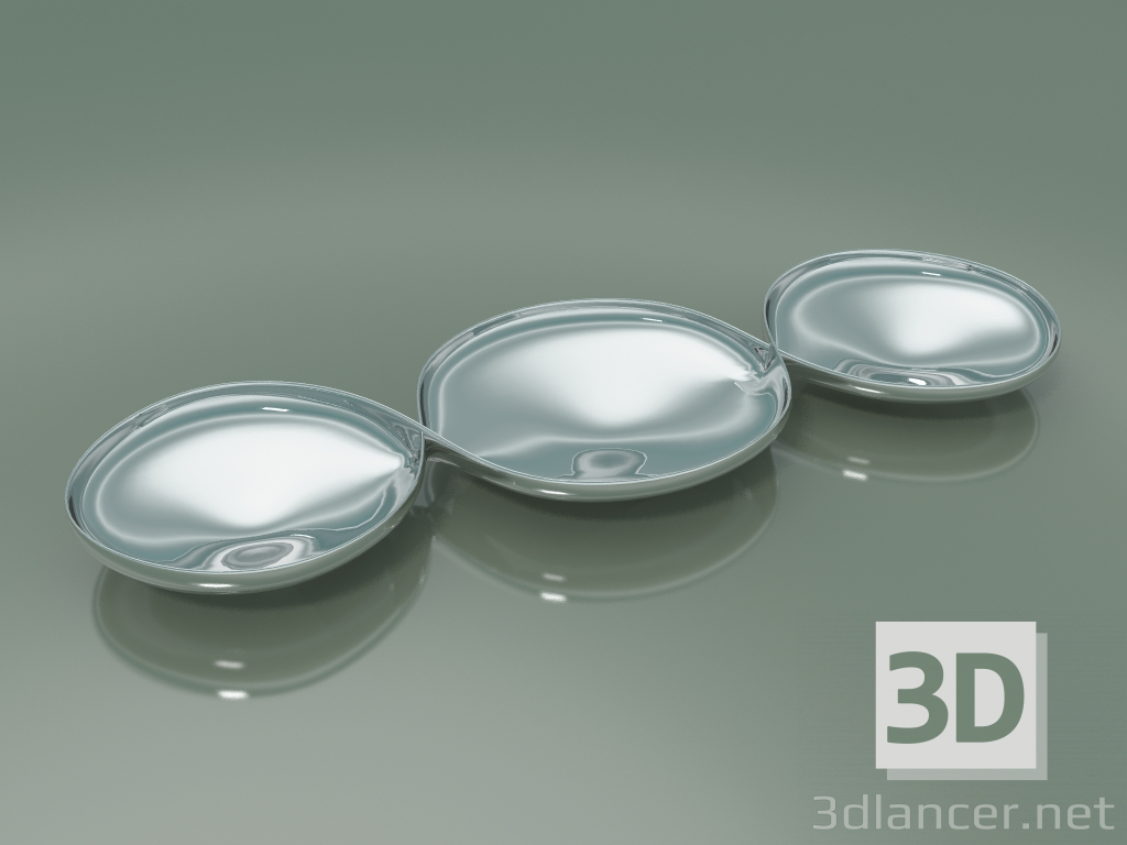 3d model Bowl Salsiera (Platinum) - preview