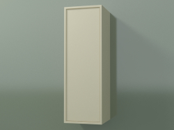 Wall cabinet with 1 door (8BUABCD01, 8BUABCS01, Bone C39, L 24, P 24, H 72 cm)