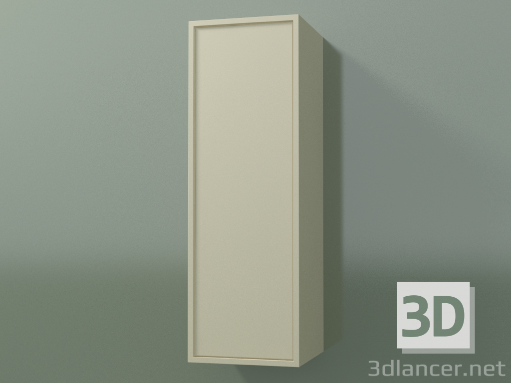 modello 3D Pensile con 1 anta (8BUABCD01, 8BUABCS01, Bone C39, L 24, P 24, H 72 cm) - anteprima