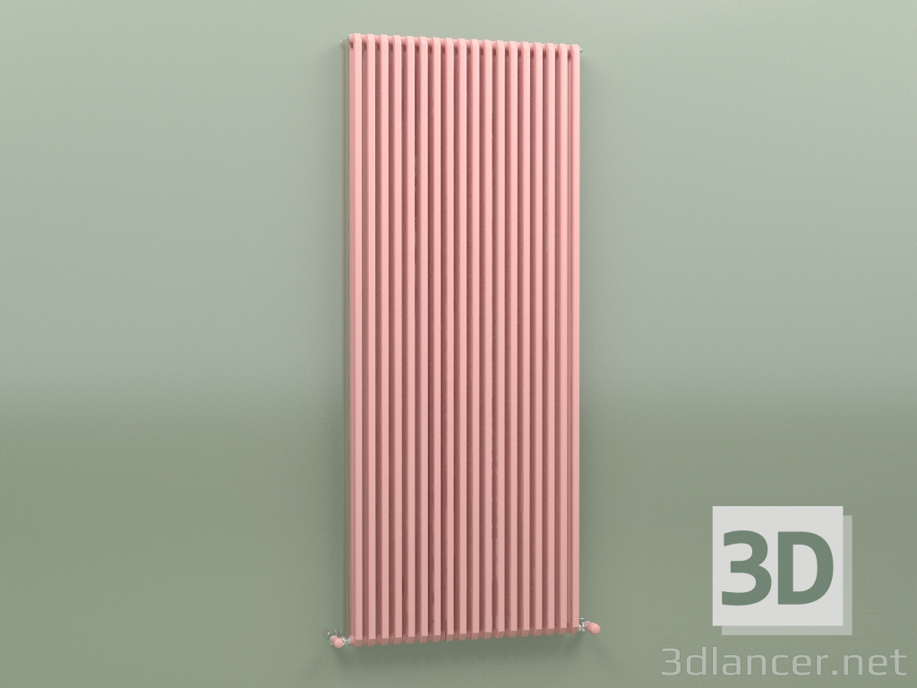 3D modeli Radyatör SAX 2 (H 1800 18 EL, Pembe - RAL 3015) - önizleme